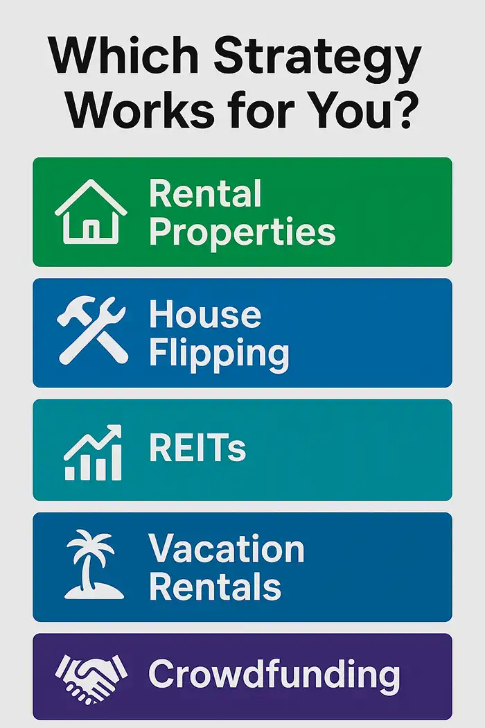 Five beginner-friendly real estate investment strategies
