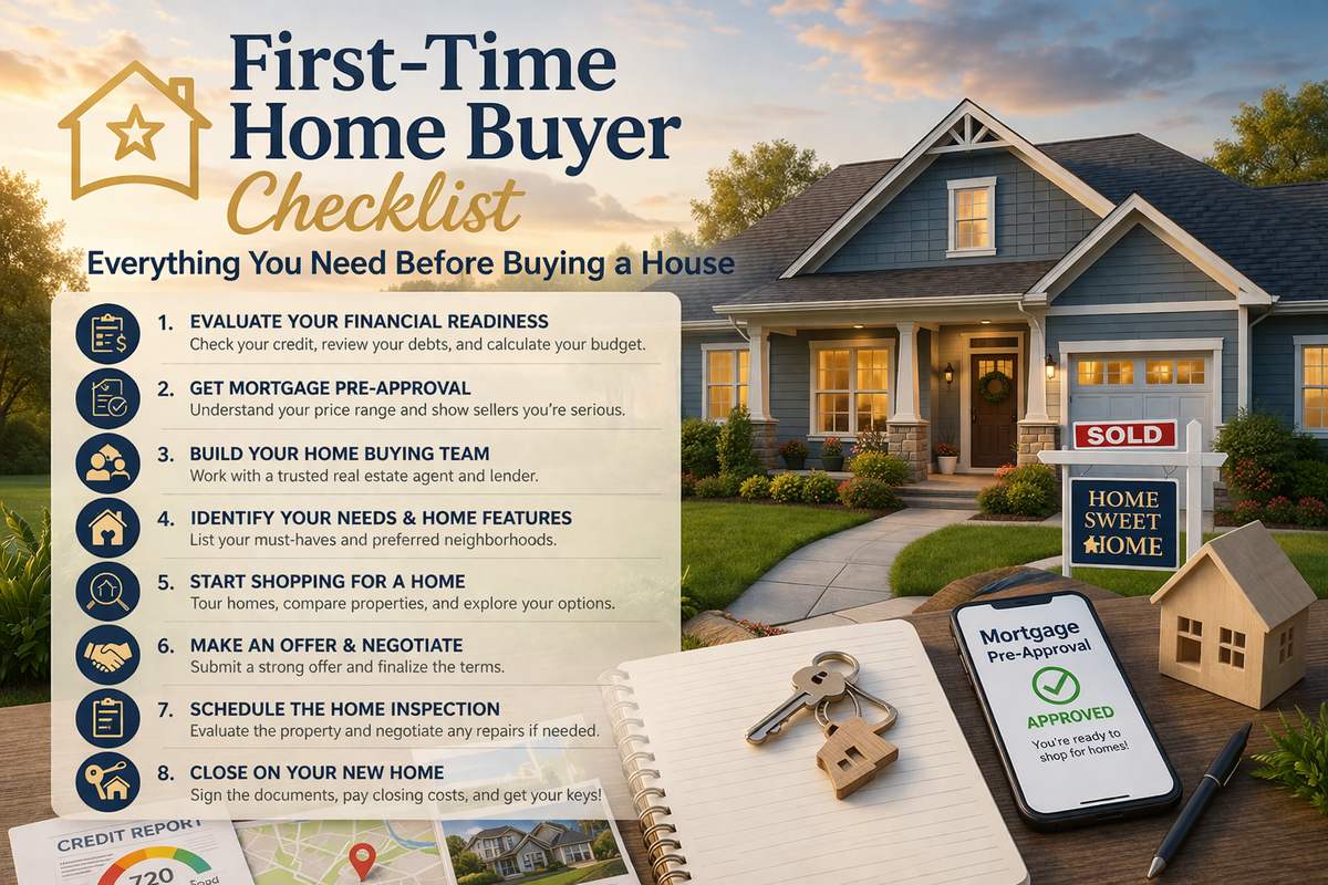 checklist for first time home buyers